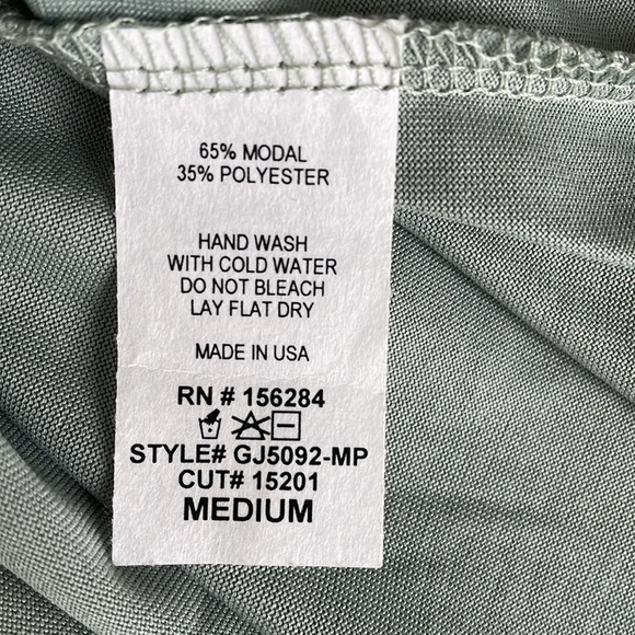 Gyft Sage Green Flutter Sleeve Top - Picture 7 of 7